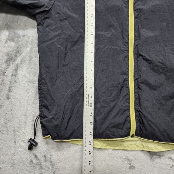 Vintage 90s Nike Jacket Womens S Black Green Reversible Full Zip Windbreaker - Picture 16 of 16